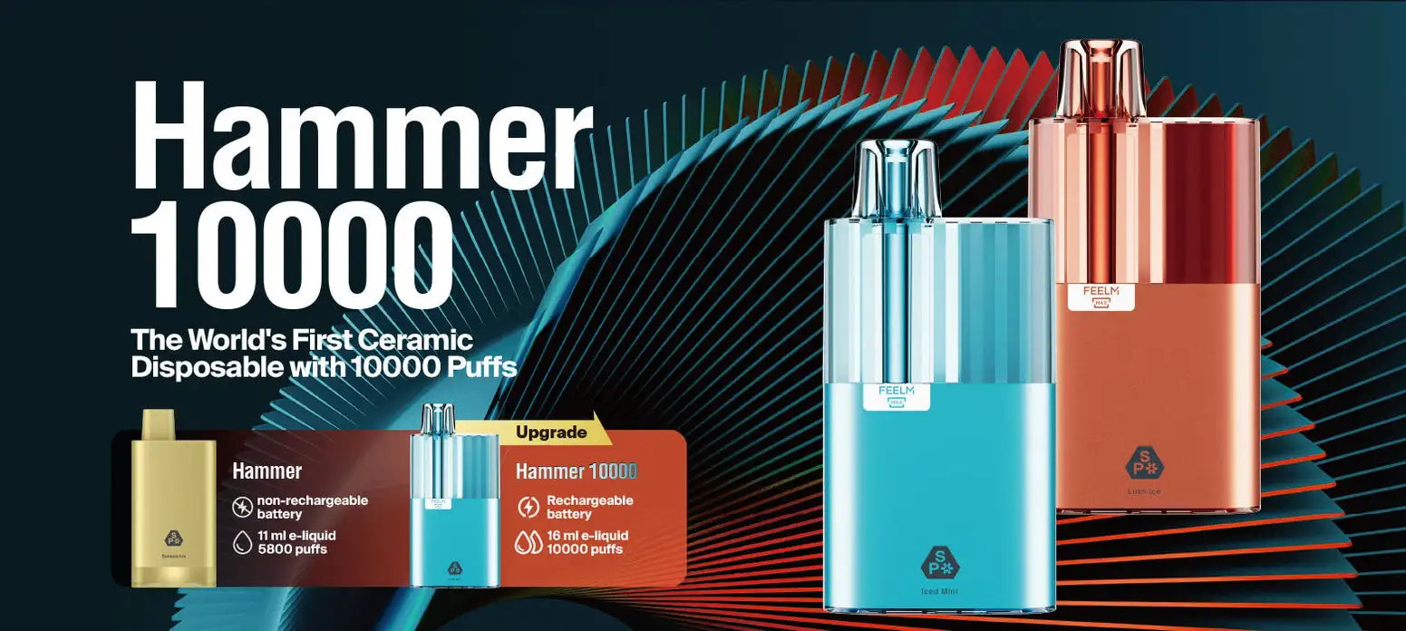 雪茄大板砖-hammer-10000陶瓷芯一次性电子烟