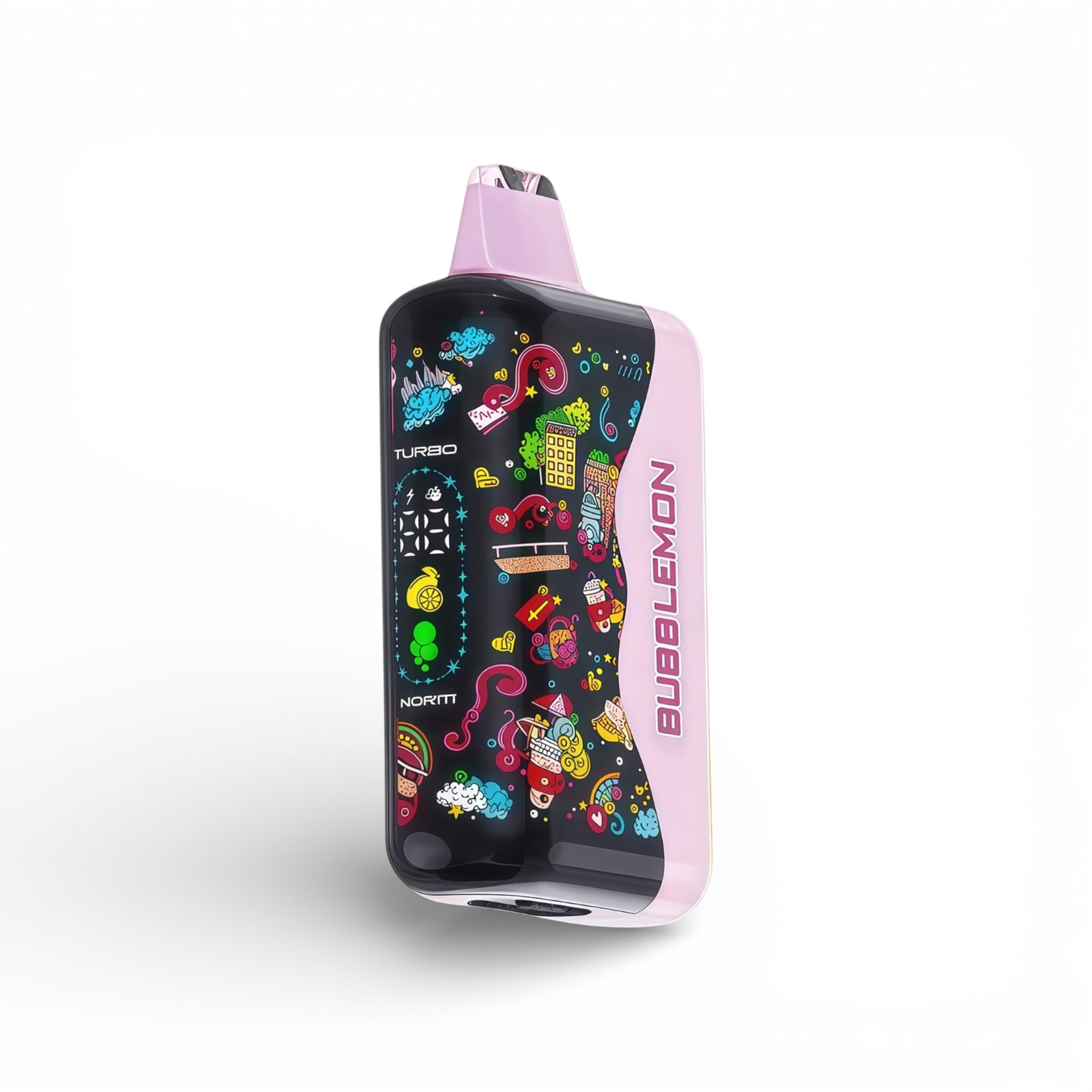Bubblemon-Graffiti-炫彩泡泡兽一代-35000-Puffs,展示产品外观及包装。