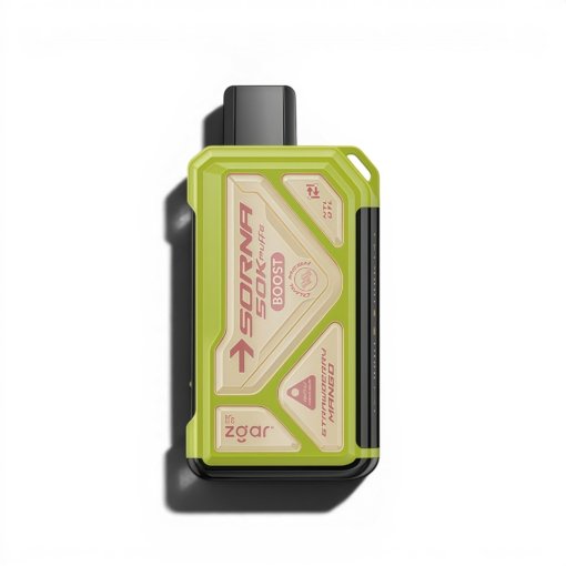 ZGAR SORNA 50000 Puffs，展示产品外观及包装。