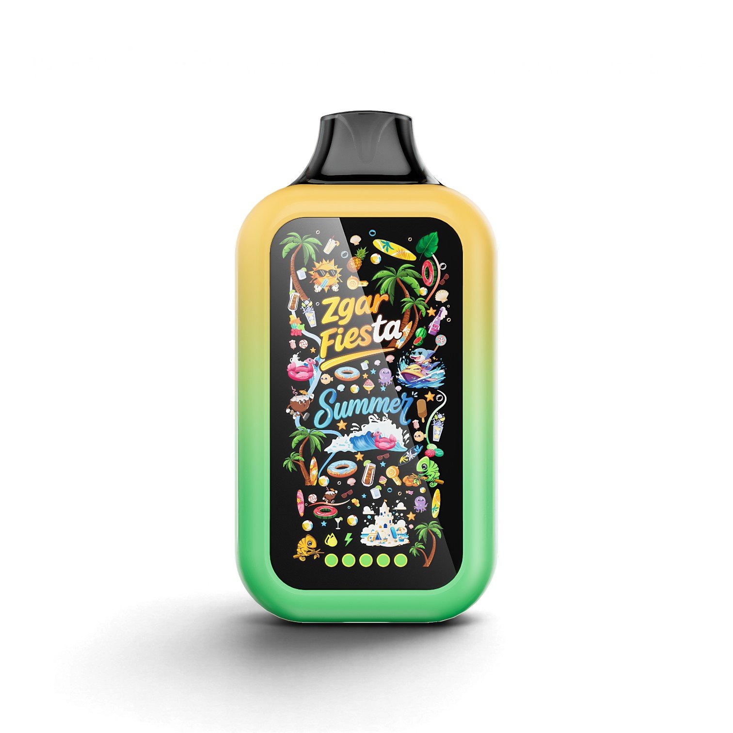 ZGAR-Fiesta-冰熊炫彩-25000-Puffs,展示产品外观及包装。